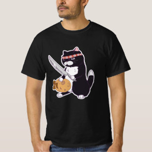 Taiyaki Samurai Kat met Vis, Sushi Kat T-shirt