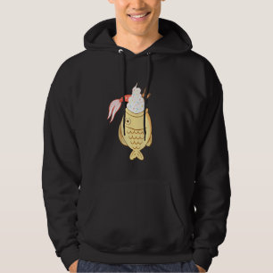 Taiyaki vis Koi vis Japanse wafel ijs Hoodie