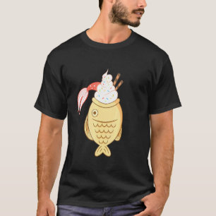 Taiyaki vis Koi vis Japanse wafel ijs T-shirt