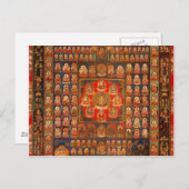 Taizokai Mandala Briefkaart (Voorkant / Achterkant)