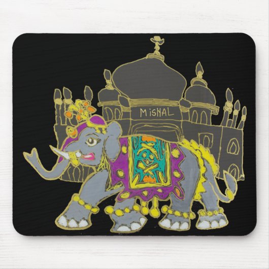 Taj Elephant Muismat (Voorkant)