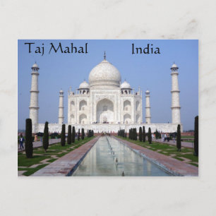 Taj Mahal, Agra, India Briefkaart