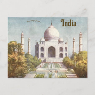  Taj Mahal Agra India Briefkaart