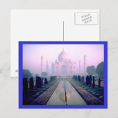 Taj Mahal Agra India Briefkaart (Voorkant / Achterkant)