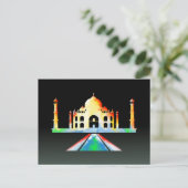 Taj Mahal Agra India Briefkaart (Staand voorkant)