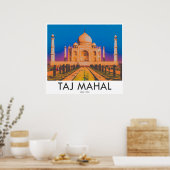 Taj Mahal, Agra, India Poster (Keuken)