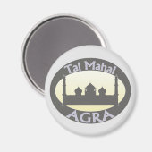 Taj Mahal Agra Magneet (Voorkant / Achterkant)