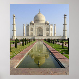 Taj Mahal, Agra, Uttar Pradesh, India, Poster