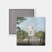 Taj Mahal, Agra, van de tuin Magneet (Voorkant / Achterkant)
