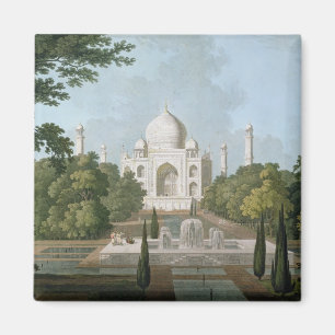 Taj Mahal, Agra, van de tuin Magneet
