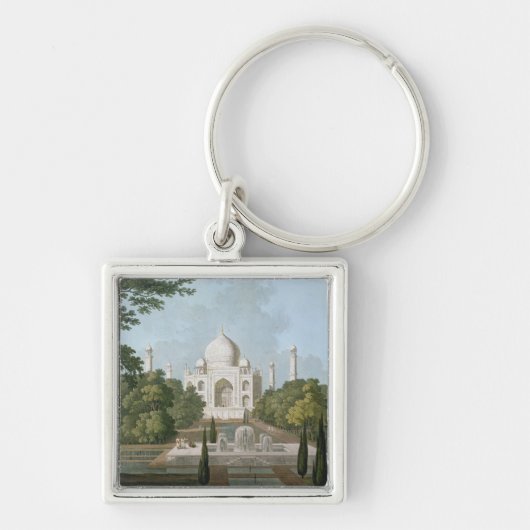 Taj Mahal, Agra, van de tuin Sleutelhanger (Voorkant)