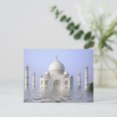Taj-Mahal avec carte postale d'eau (Debout devant)