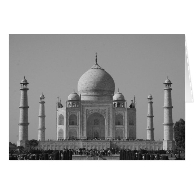 taj mahal b&w (Devant horizontal)