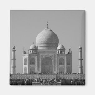taj mahal b&w magneet