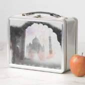 Taj Mahal Briefkaart Vintage Reizen (In situ)