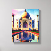 Taj mahal canvas afdruk (Voorkant)