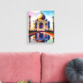 Taj mahal canvas afdruk (Insitu (Woonkamer))