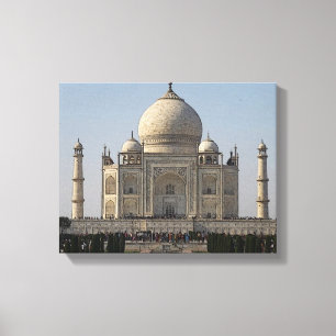 taj mahal cartoon canvas afdruk