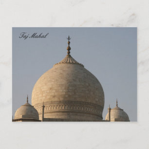 taj mahal domes briefkaart