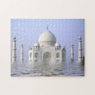 Taj-Mahal en Water legpuzzel