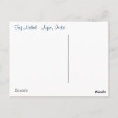 Taj Mahal Foto Briefkaart (Achterkant)