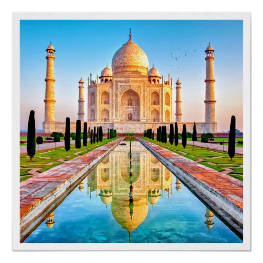 TAJ MAHAL high definition Perfect Poster (Voorkant)