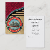 Taj Mahal Hotel Visitekaartje (Voorkant / Achterkant)