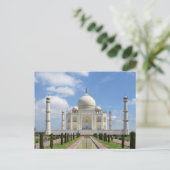 Taj Mahal in Agra India 7 Wereldwonderen Briefkaart (Staand voorkant)