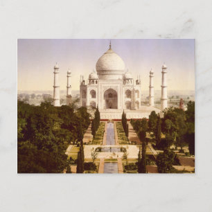Taj Mahal in Agra India Briefkaart