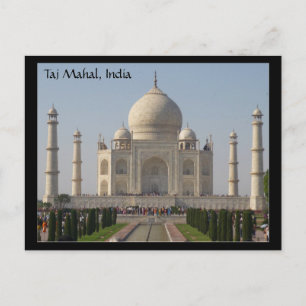 taj mahal india briefkaart