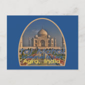 TAJ MAHAL India Briefkaart (Voorkant)