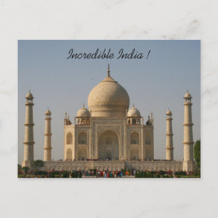 taj mahal india briefkaart