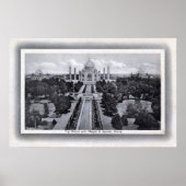 Taj Mahal India jaren 1920 Poster (Voorkant)