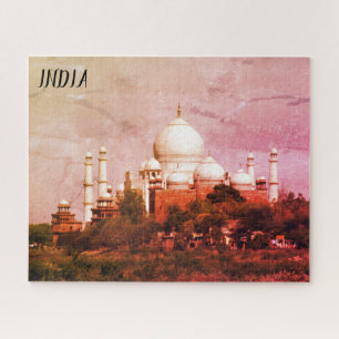 taj mahal india marmer legpuzzel