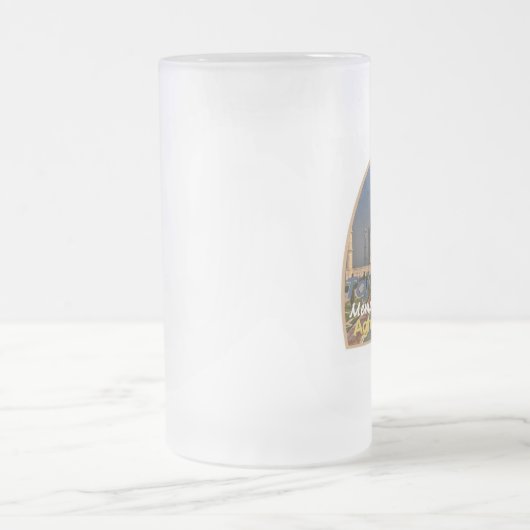 TAJ MAHAL India Matglas Bierpul (Center)