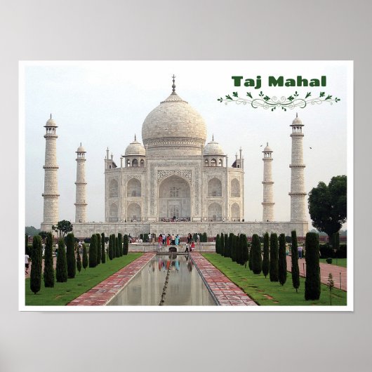 Taj Mahal - India Poster (Voorkant)