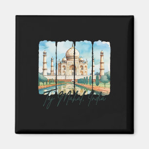 Taj Mahal India Reizen Trip Taj Mahal Souvenir Magneet