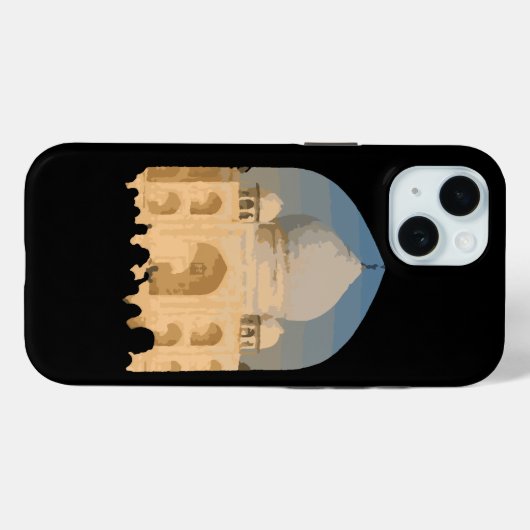 Taj Mahal Iphone Case (Achterkant (horizontaal))