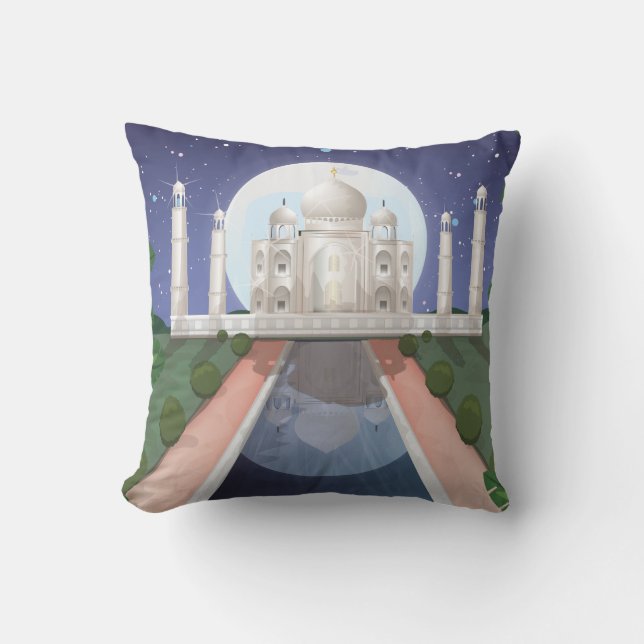 Taj Mahal Kussen (Voorkant)