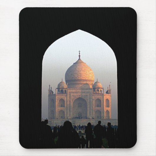 Taj Mahal Light van Dawn India Architecture Foto Muismat (Voorkant)
