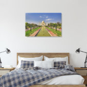 Taj Mahal-mausoleum / Agra, India 2 Canvas Afdruk (Insitu (Slaapkamer))