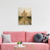 Taj Mahal-mausoleum, India Canvas Afdruk (Insitu (Woonkamer))