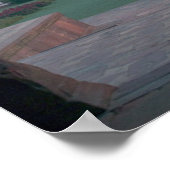 Taj Mahal overdag Poster (Hoek)