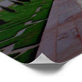 Taj Mahal overdag Poster (Hoek)