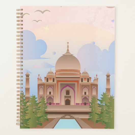 Taj Mahal - poëzie in marmer Planner (Voorkant)