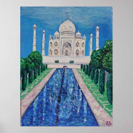 Taj Mahal Poster (Voorkant)