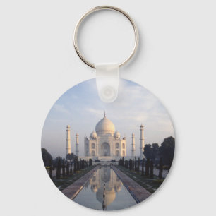 Taj Mahal Reflection in Agra, Uttar Pradesh, India Sleutelhanger