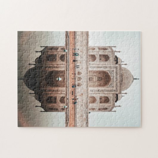 Taj Mahal Reflection India Architectuur Legpuzzel (Horizontaal)