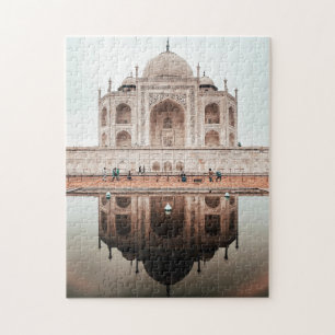 Taj Mahal Reflection India Architectuur Legpuzzel