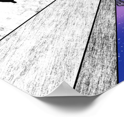 Taj Mahal Seven Wonders illustratie Poster (Hoek)